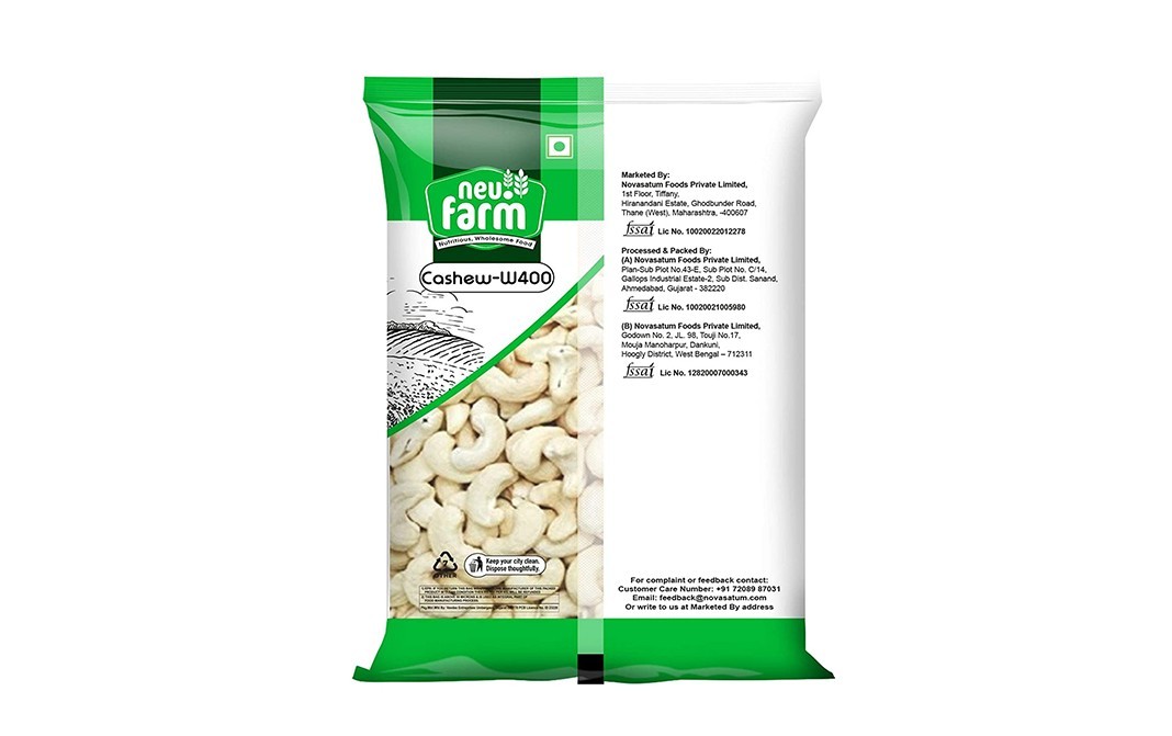 Neu.Farm Cashew W400    Pack  1 kilogram